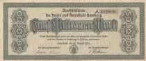 Deutschland 5 000 000 mark - City of Hamburg - Serial A - 1923