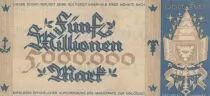Deutschland 5 000 000 mark - City of Kiel - Number 15896  - 1923