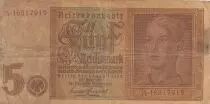 Deutschland 5 Mark - Lion\'s monument - Serial A - 1942 - P.186a