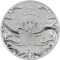 Deutschland 5 mark The nornes 2026 - Werdanda 1 ounce Silver BU