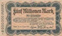 Deutschland 5 millionen Mark - City of Trier - Number 154647 - 1923