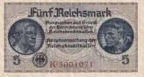 Deutschland 5 Reichsmark - ND (1940-1945) - Serial K - P.R.138