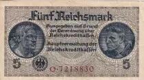Deutschland 5 Reichsmark - ND (1940-1945) - Serial O - P.R.138