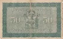 Deutschland 50 Mark - State of Dusseldorf - 1918 - Number 696338