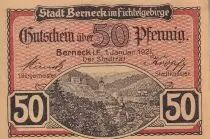 Deutschland 50 Pfennig - Berneck - Notgeld - 1921