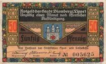 Deutschland 50 Pfennig - Blomberg - 1921 - Notgeld