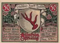 Deutschland 50 Pfennig - Forst (Lausitz) - Notgeld - 1921