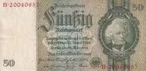 Deutschland 50 Reichsmark - David Hansemann - 1933 - Serial B - P.182a