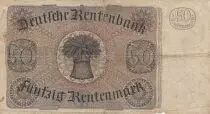 Deutschland 50 Rentenmark - Freiherr vom Stein - 06-07-1934