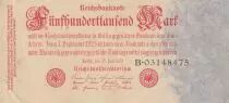 Deutschland 500 000 mark - Reichsbanknote - Serial B.03 - 1923