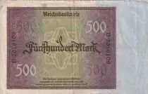 Deutschland 500 Mark - J. Mayer - 1922 - Serial B - P.73