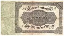 Deutschland 50000 Mark Burgermaster Brauweiler - 1922 Serial B