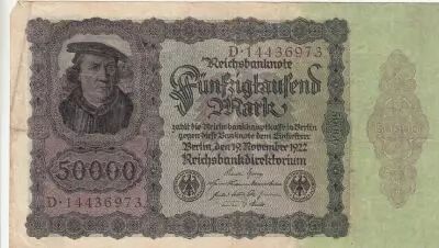 Deutschland 50000 Mark Burgermaster Brauweiler - 1922 Serial B