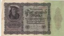 Deutschland 50000 Mark Burgermaster Brauweiler - 1922 Serial B