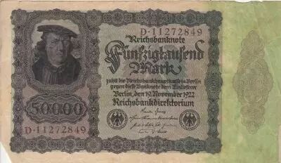 Deutschland 50000 Mark Burgermaster Brauweiler - 1922 Serial B