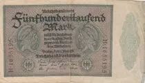 Deutschland 500000 Mark - Man with Jacobite cap - 1923 - Serial F - P.88a