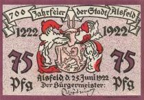 Deutschland 75 Pfennig - Alsfeld - 1922 - Notgeld
