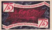 Deutschland 75 Pfennig - Zeulenroda - Notgeld - 1921