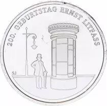 Deutschland NEW.2016 20 Euro, Germany 20 euros - 200. Geburstag Ernst Litfass - 2016