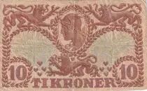 Dinamarca 10 Kroner - 1941 - VG+ - Letter Q - P.31