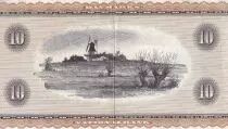 Dinamarca 10 Kroner - Hans Christian Andersen - White storks - 1972 - Serial C2 - P.44ag