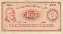 Dinamarca 100 Kroner - H.C. Orsted - 1970 - P.46