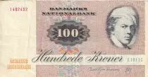 Dinamarca 100 Kroner - Jens Juel - Butterfly - 1991 - P.51u