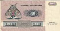 Dinamarca 100 Kroner - Jens Juel - Butterfly - 1991 - P.51u