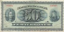Dinamarca 50 Kroner - 1956 - P.45