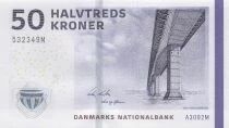 Dinamarca 50 Kroner - Pont de Sallingsund - 2009 - P.98