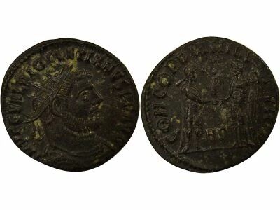Diocletian - Antoninianus, Emperor & Jupiter - 295 / 296 Heraclea