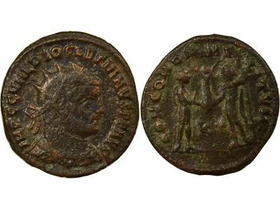 Diocletian - Antoninianus, Emperor & Jupiter - 295 / 299 Cyzicus