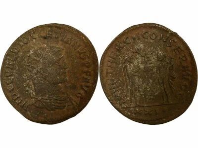 Diocletian - Antoninianus, Jupiter & Hercules -  286 / 290 Antioch
