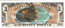 Disney Dollars 1 Disney Dollar, Pirates of the Caribbean - 2011