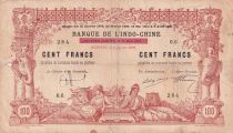 Djibouti 100 Francs - Elephants - 02-01-1920 - Serial O.6 - Kol.607