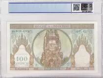 Djibouti 100 Francs - Ruines d\'Angkor - Spécimen - ND (1938) - PCGS OPQ 62