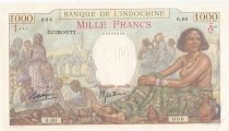 Djibouti 1000 Francs Market scene ND (1938) - Specimen