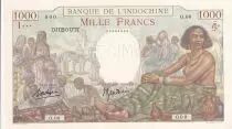 Djibouti 1000 Francs Market scene ND (1938) - Specimen