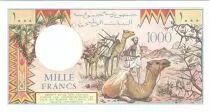 Djibouti 1000 Francs Trains - Camels -  1991