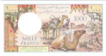 Djibouti 1000 Francs Trains - Chameaux - 1991