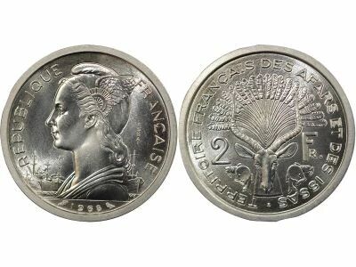 Djibouti 2 Francs, Trial Strike - 1968 Paris
