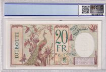 Djibouti 20 Francs au Paon - Spécimen - ND (1941) - PCGS MS 64