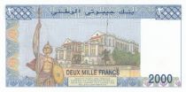Djibouti 2000 Francs Jeune fille, caravane - 1997 - Série A.001 - Neuf