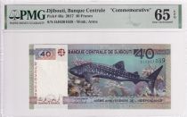 Djibouti 40 Francs  - 40 th Birthay of  independance - 2017