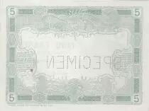 Djibouti 5 Francs woman with sceptre 01-08-1923 - PCGS 64 OPQ