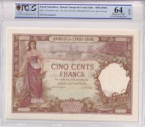 Djibouti 500 Francs - Woman and boat - ND (1927) - Specimen - PCGS OPQ 64