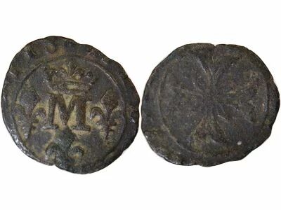 Dombes, Anna Mary Louise of Orleans - Liard - 1670 / 1679 Trevoux
