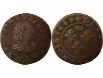 Dombes, Gaston of Orleans - Double Tournois, Type 7 - 1649 Tr&eacute;voux