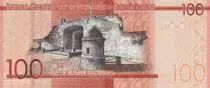 Dominicaine Rép. 100 Pesos - Duarte, Sanchez, Mella - Puerta del Conde - 2014 - Série AR -  P.190a