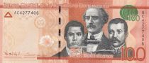 Dominicaine Rép. 100 Pesos Duarte, Sanchez, Mella - Puerta del Conde 2014 - Neuf - P.190